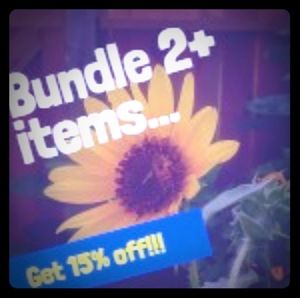 Bundle discount!!!